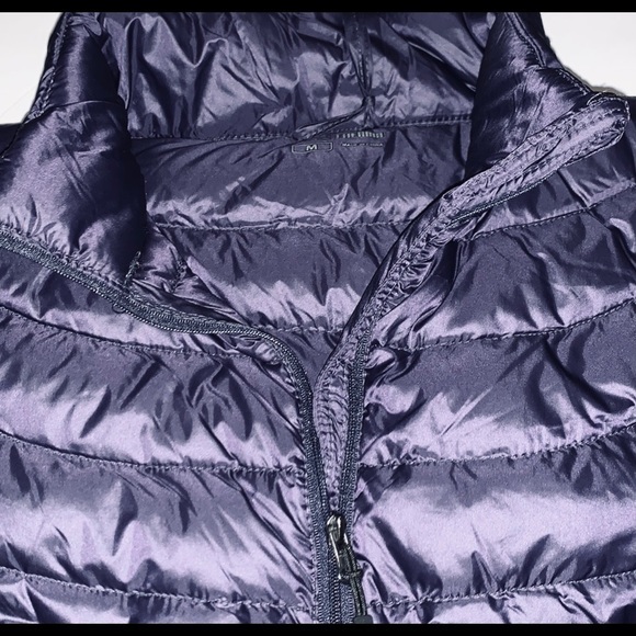 Max Therma size M dark blue Down blend insulated lightweight zip up puffy coat - Picture 5 of 15